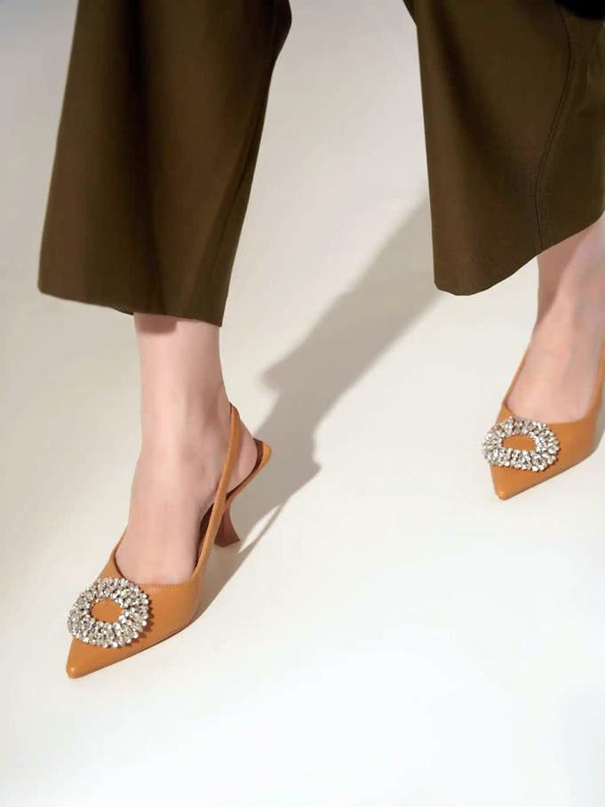 Z-R Horse Bit Brown Heel