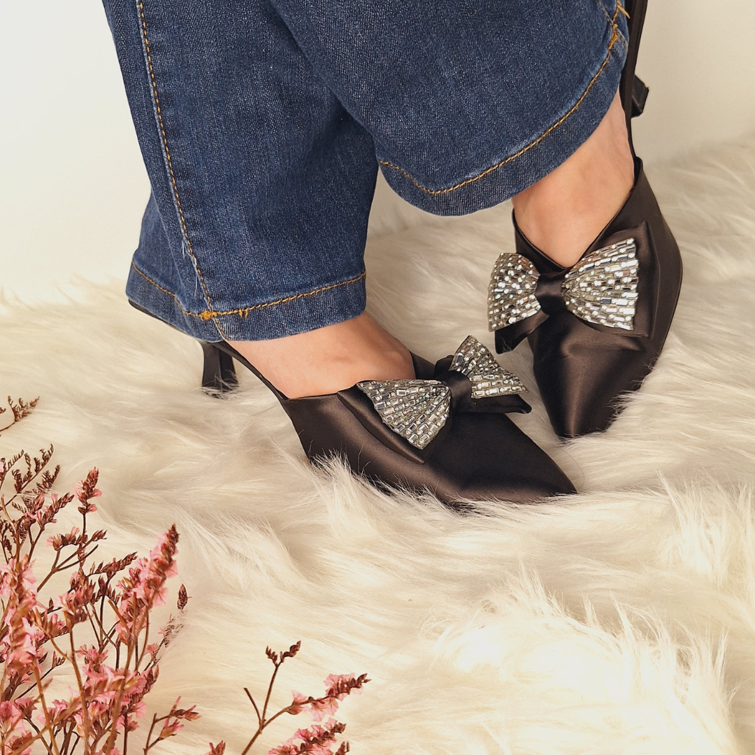 JC Bow Heel In 3 Amazing Colours