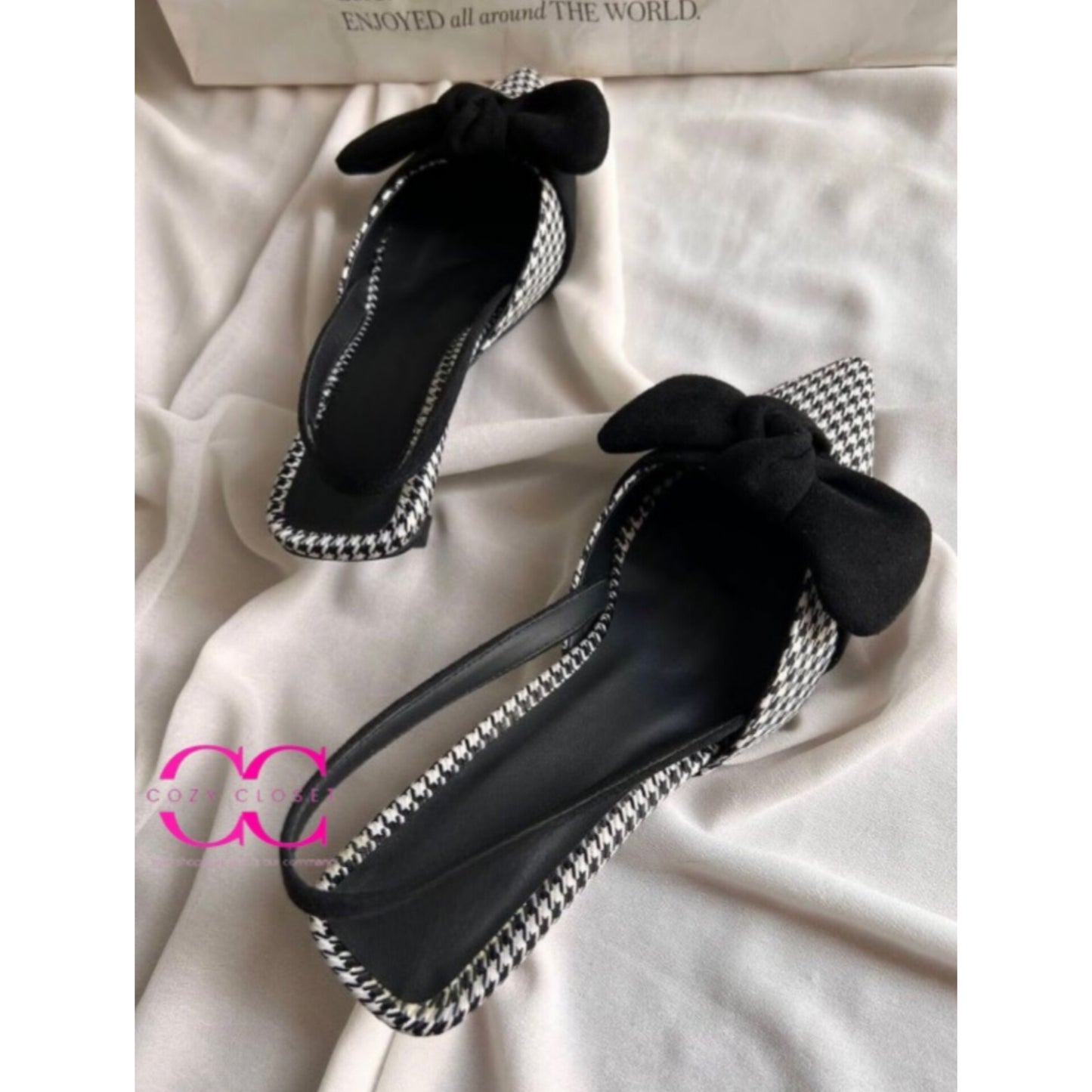 Lella Checkered Heel