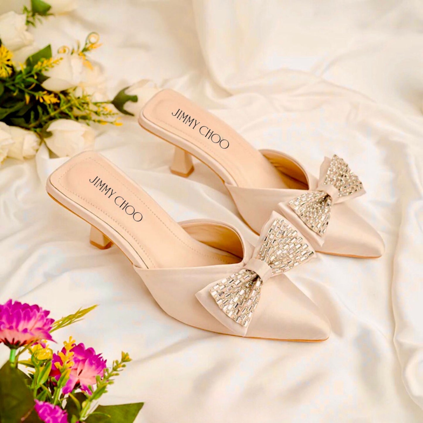 JC Bow Heel In 3 Amazing Colours