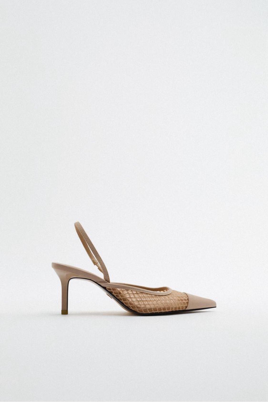 CC Net Pointy Heel