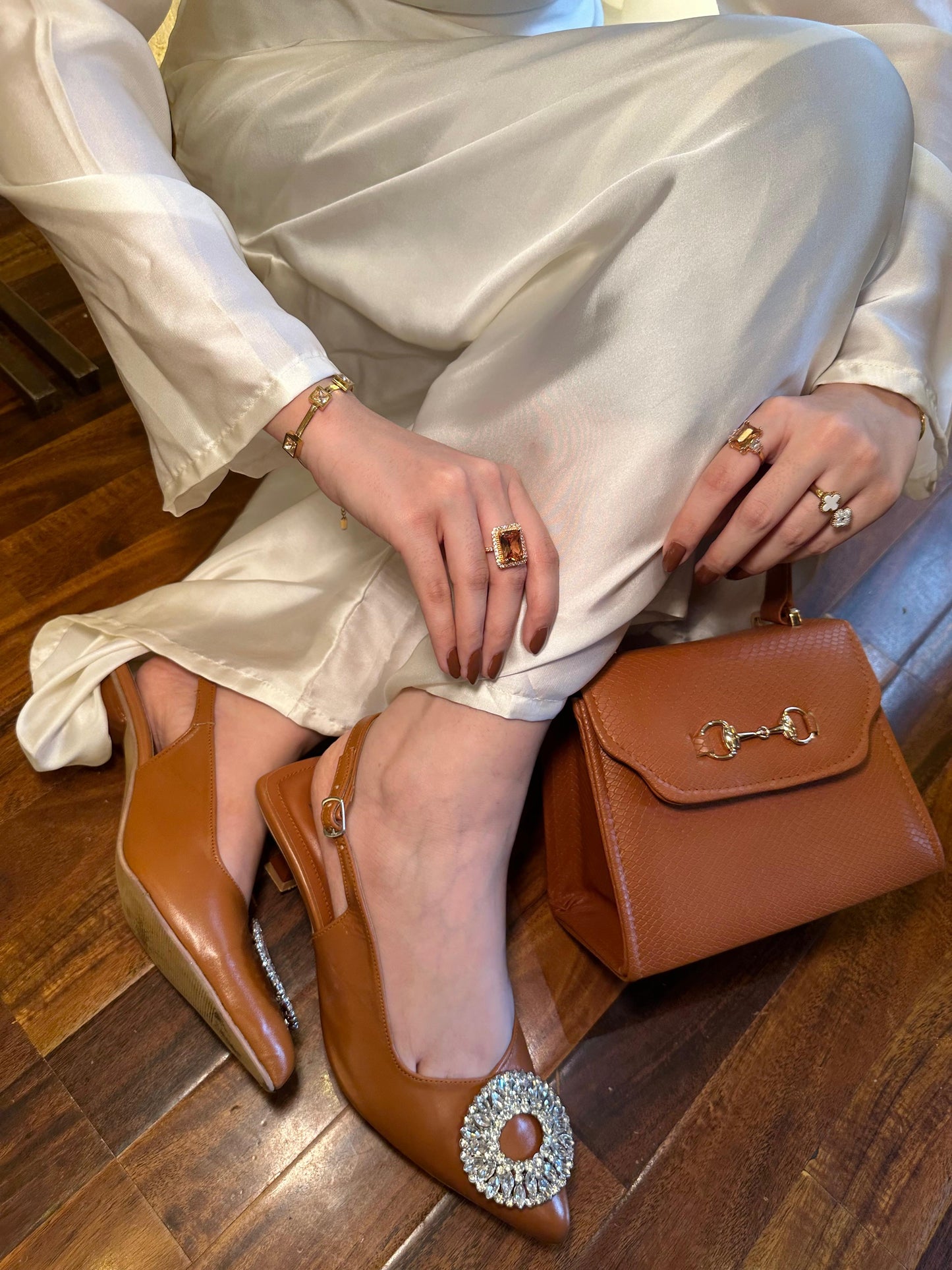 Christina Broach Heel Sandal