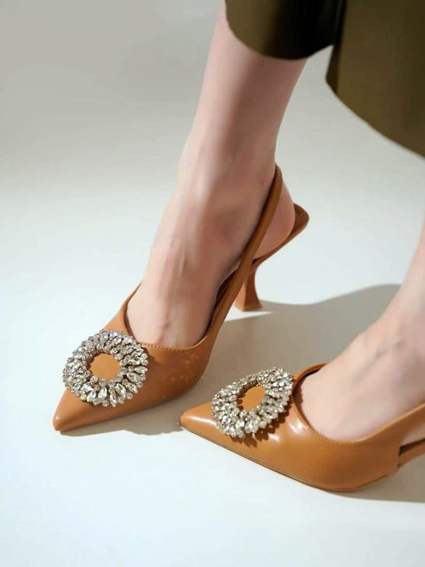 Z-R Horse Bit Brown Heel
