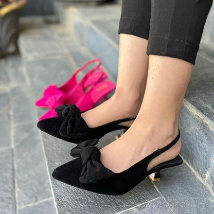 Tai Knot Heel (Black)