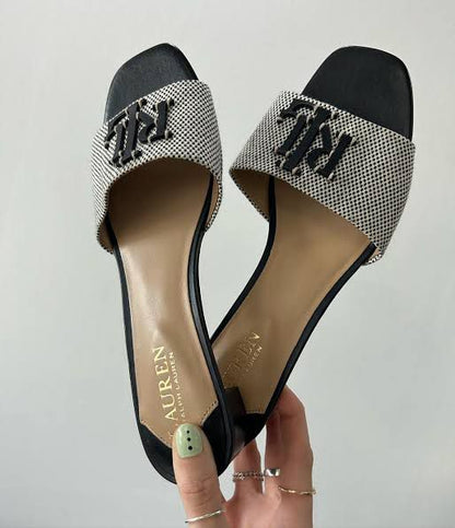 R-L Block Heel Black