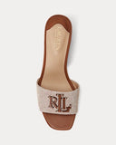 R-L Block Heel Brown