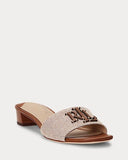 R-L Block Heel Brown