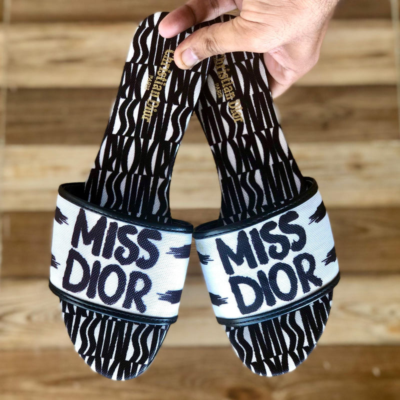 Miss D Flat Black Stripes