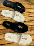 Furry Slides in 2 amazing colors