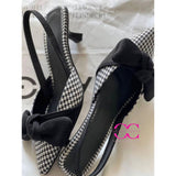 Lella Checkered Heel