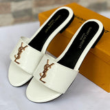 Croco-Dile White Flat