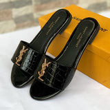 Croco-Dile Black Flat