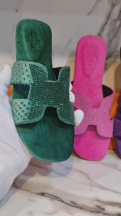 H- Velvet Stone Flats in 5 amazing colors