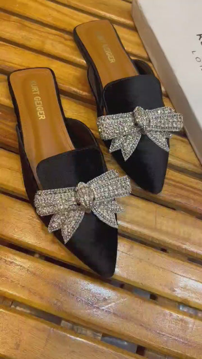 KG EMBROIDERY BOW FLAT