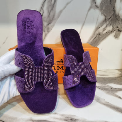 H- Velvet Stone Flats in 5 amazing colors