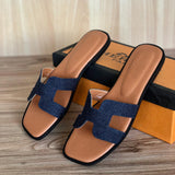 H-Type D-Denim flat