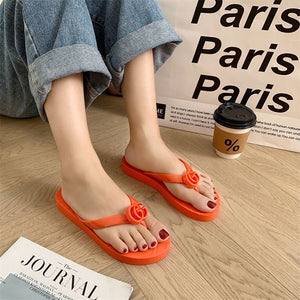 GG Pvc Orange Flat