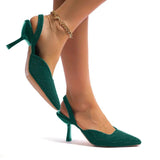 DEJA VU STONE HEEL GREEN