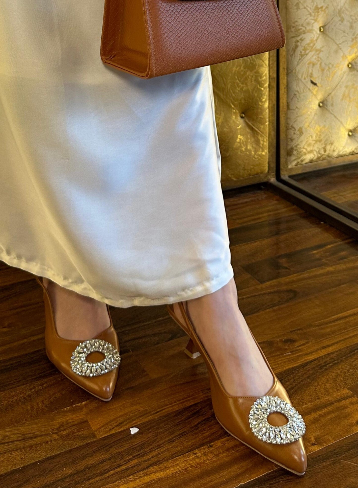 Christina Broach Heel Sandal