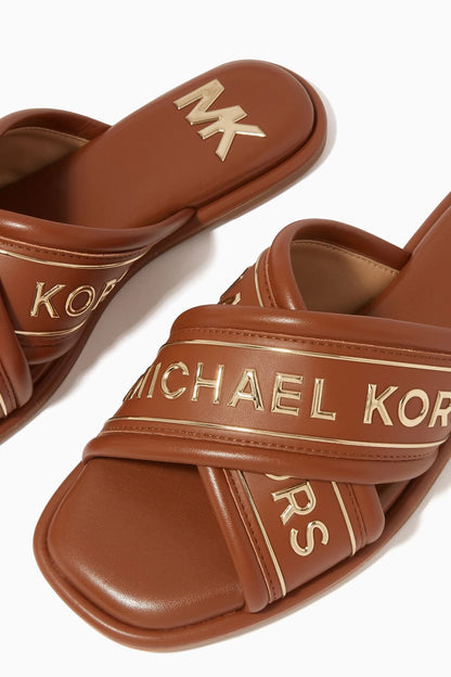 M-K Cross Strap Flats