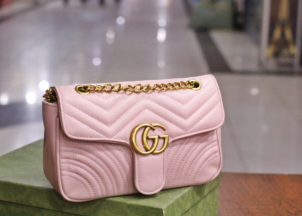 Gucci pale pink discount bag