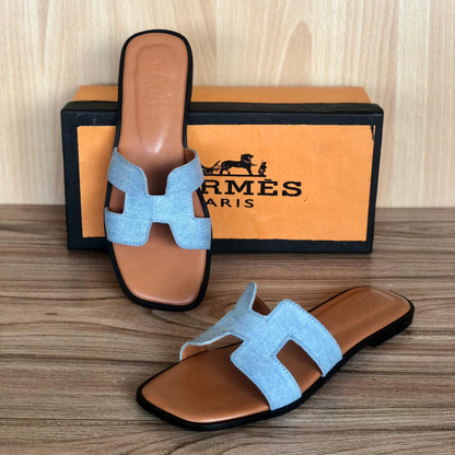 H-Type S-Denim flat