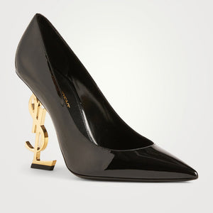 BLACK BEAUTY OPYUM Coat Shoe Gold Heel