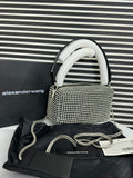 *Alexander Wang*
Heiress Pouch in Crystal Mesh -