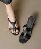 H- Roman Sandal Black