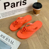 GG Pvc Orange Flat