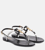 YSL MONOGRAM Silver Sandal